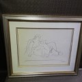 Stunning large picaso Print what a beautiful piece sive 81cn x 68cm !!!!!