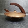 Rare vintage RETRO wooden and Copper Kettle!!!!!!