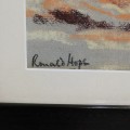 PASTEL SIGNED BY ARTIST BEAUTIFUL PIECE RONALD HOPE!!!