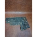 Vintage brass and wooden squares bid for all!!!