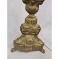 109Cm LARGE STUNNING HIGHLY DETAILED BRASS LAMP WORKING!!!!!!