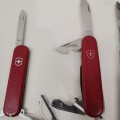 Collection of Victorinox Switzerland pocket knives and Richard`s SHEFFIELD knife bid for all!!!!