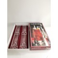 Club Riviera kristal glasses with Mercedes emblem on glasses in box!!!