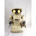 TOMY OMNIBOT 2000 ONE OF THE RAREST TOMMY TOYS WORKING WITH REMOTE 1984 SUPER LARGE ROBOT!!!