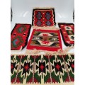 Collection of beautiful mini rugs bid for all!!!!