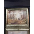 Two beautiful June Tucket oil paintings bid for both size 42x 57 cm