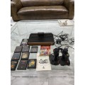 VINTAGE ATARI 2600 COMPLETE TESTED AND WORKING WITH A WHOLE COLLECTION OF GAMES BID FOR ALL !!!!