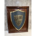 LARGE FRAMED DISPLAY SHIELD HIGHLY DETAILED 81CM TALL !!!