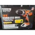 18 V CORDLESS DRILL WITH LITHIUM BATTERY!!! IN CARRY CASE