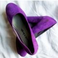 Suede High Heels Sizes 8. Reduced to clear
