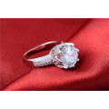 Stunning Swiss Stimulated Diamond Ring 925 stamped Designer Solitare....Size 7,8,9