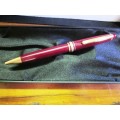 Montblanc Ballpoint Pen 164 - Burgundy with box and papers