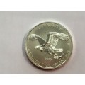 2014 1 oz Canadian Silver Bald Eagle Coin 999 Silver
