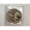 2014 1 oz Canadian Silver Bald Eagle Coin 999 Silver