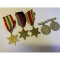 Unnamed WW2 Medal collection