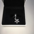 Pandora Daisy Silver Dangle with Cubic Zirconia - Authentic and Brand New