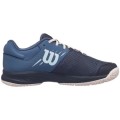 Wilson Kaos Comp 3.0 (India Ink/China Blue/Scallop Shell) Ladies Tennis Shoe
