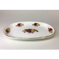 Plater (Bon Bon dish): SHELTONIAN English fine bone china rose pattern