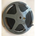 8 mm. FILM,POSSO REEL , IN POSSO , CLEAR CRYSTAL DUST CASE 75 mtr, 300 feet