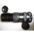 MAKINON ZOOM LENS IN HARD , DUST CASE , WITH SLING STRAP zoom 1:4,  6,   200 mm MACRO 1:4, -  10m