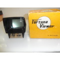 FORTUNA 2` X 2 `  1970 SLIDE VIEWER IN ORIGINAL BOX , WITH FACTORY INSTRUCTION LEAFLET ENCLOSED,