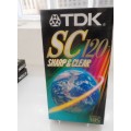TDK , SC , VHS CASSETTE , PAL SECAM, E120 / 173 m