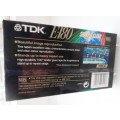 TDK , SC , VHS CASSETTE , PAL SECAM, E180 / 258 m