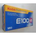 KODAK PROFESSIONAL EKTACHROME TRANPARENCY FILM E100 VS 120 , EXPIRED 02/2007, ORIGINAL SEALED BOX