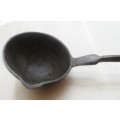 SOLID CAST IRON , `TENUATE `  LADLE , wall hook handle