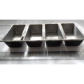 MINI LOAF / RECTANGULAR MUFFINS, / SCONE   DIE FORMED METAL PAN ,  ( bakes four at a time )