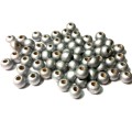 Beads / Wooden Beads / 6mm / silver Beads / Price p. 100 pcs / Beads for crafting