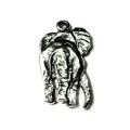Pendant - Nickel free Metal - Elephant / 45x26mm / Price p. 1pc / for crafting