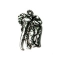 Pendant - Nickel free Metal - Elephant / 45x26mm / Price p. 1pc / for crafting