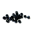 Beads / 20pcs Crystal Beads 6mm / dark blue / for crafting