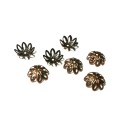 Bead Caps 13mm - price p. 20pcs -for jewellery crafting - copper color
