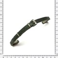 Strap, 6mm watch strap / genuine leather strap / grey /no spring bars needed, Strap Made in Germany