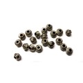 Beads / Metal Beads - 20 pcs -Spacer -5x6mm - Beads for jewellery crafting - Nickel free