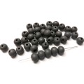 Beads / Wooden Beads / 8mm grey Beads- 40 pcs / Beads for crafting