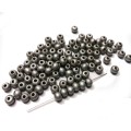 Beads / Wooden Beads / 6mm / silver Beads / Price p. 100 pcs / Beads for crafting