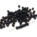 Beads / Wooden Beads / 6mm / dark purple Beads / Price p. 100 pcs / Beads for crafting