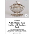 Rare ASR Classic Table Lighter 1940s in good condition