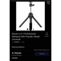 Amazing Bower Multipod 6-in-1 Tripod can be used for blogging or lifestream