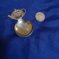 Vintage Tea Caddy Spoon, London Crest