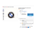 BMW E30 E21 M3 E34 Steering badge 46mm, Original