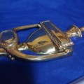 Vintage Solid Brass Door Knocker 200mm,  anti tarnish lacquered