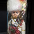 2 Vintage 7` Scottish Beefeater Dolls Eyes Open/Close Bagpipes