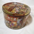 Colourful & Arty Jacobsen Bakery Gift Tin. Denmark. Would be perfect for Coffee shop Decor