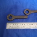 Antique Cast Iron Spanners. Price for both