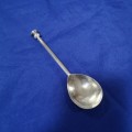 Antique 1920s Solid Silver `Seal Top` Spoon from Thomas  Bradbury Sheffield England. Hallmarked
