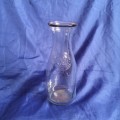 Vtg Paul Masson Since 1852 Glass Milk Bottle Wine Carafe Farmhouse Vase Decor